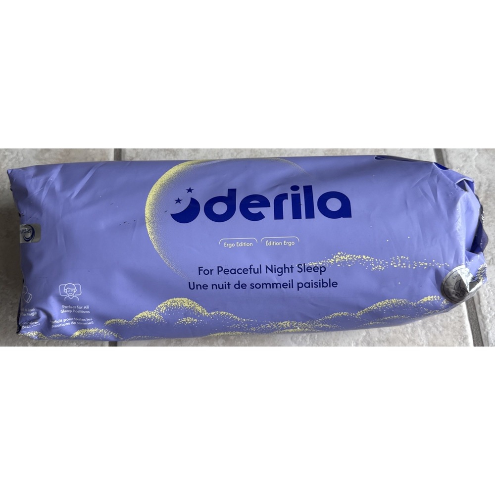 Derila Ergo Pillow Standard Memory Foam NEW Ergo Edition